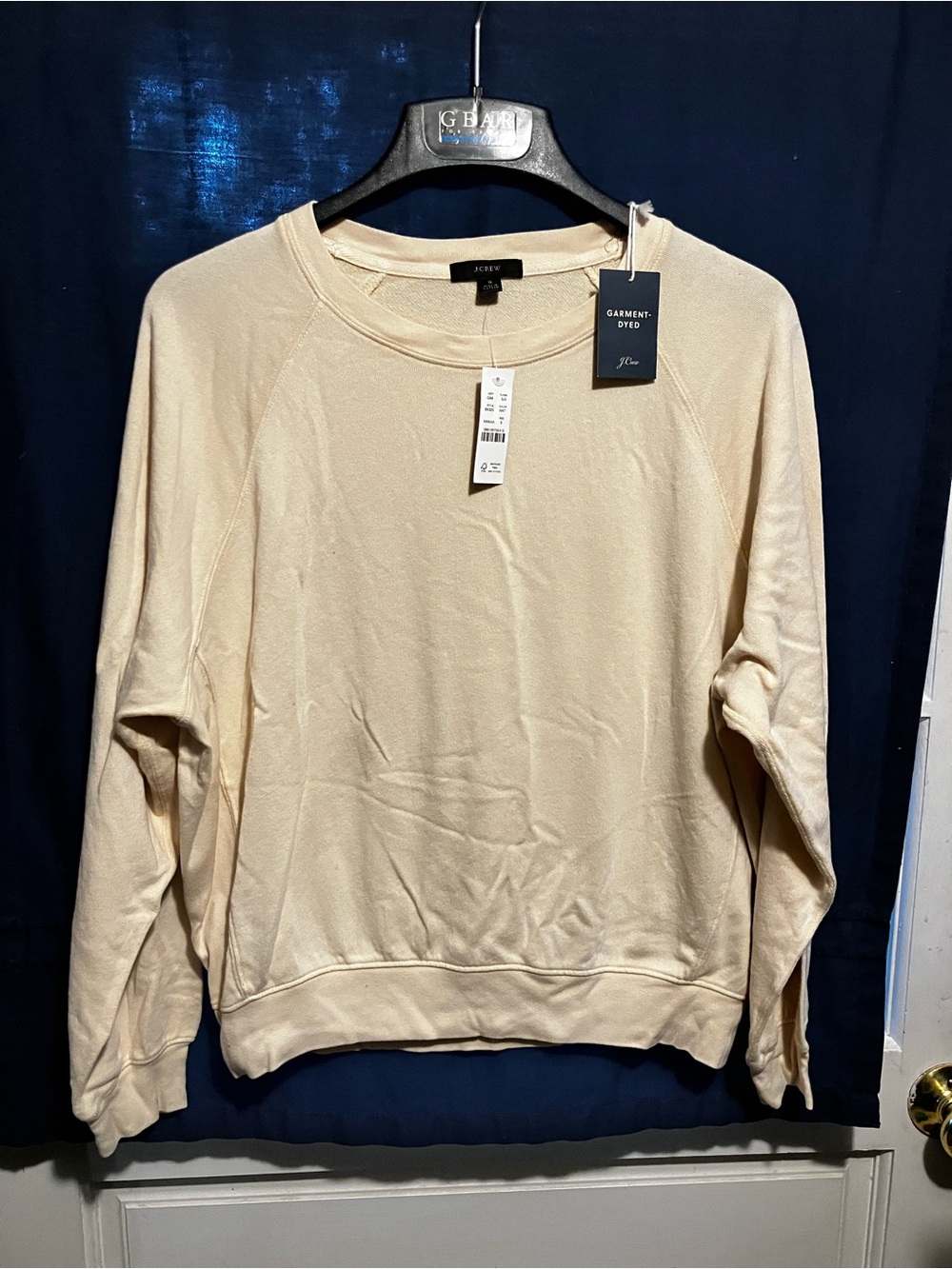 J. Crew Men’s Crewneck Sweatshirt in Cream